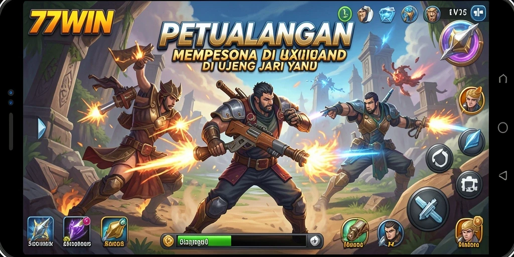 Screenshot gameplay 77WIN yang menampilkan aksi seru.