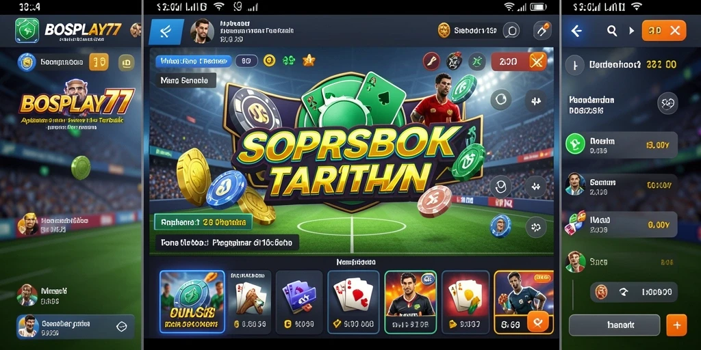 Tampilan menarik dari BOSPLAY77 saat melakukan taruhan olahraga.