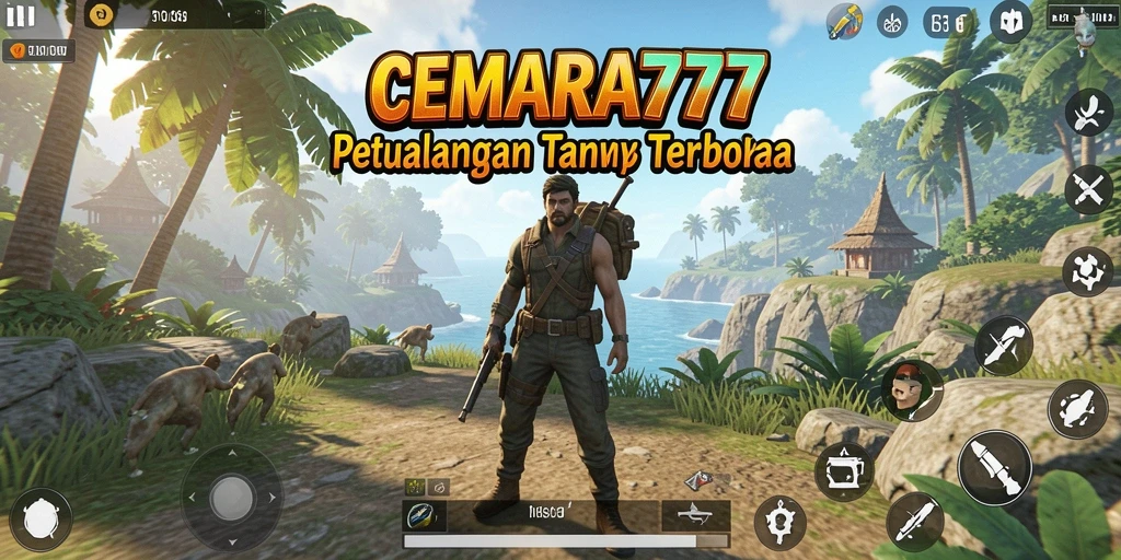 Tampilan gameplay seru dalam dunia terbuka di CEMARA777.