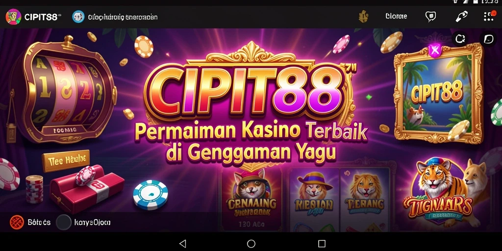 Tampilan gameplay seru dari CIPIT88 yang menunjukkan variasi permainan Kasino.