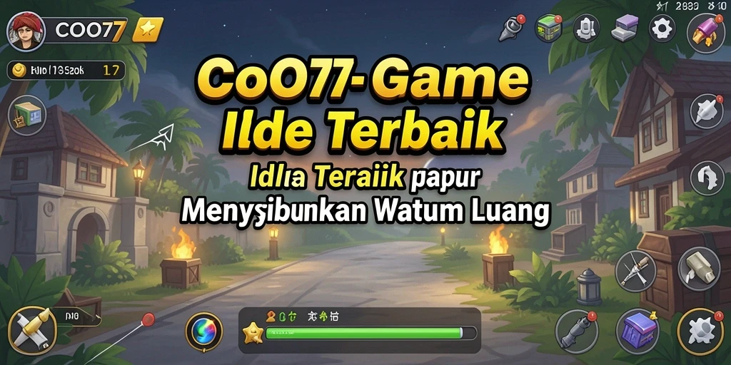 Tampilan gameplay COO77 yang menawan dan penuh warna.