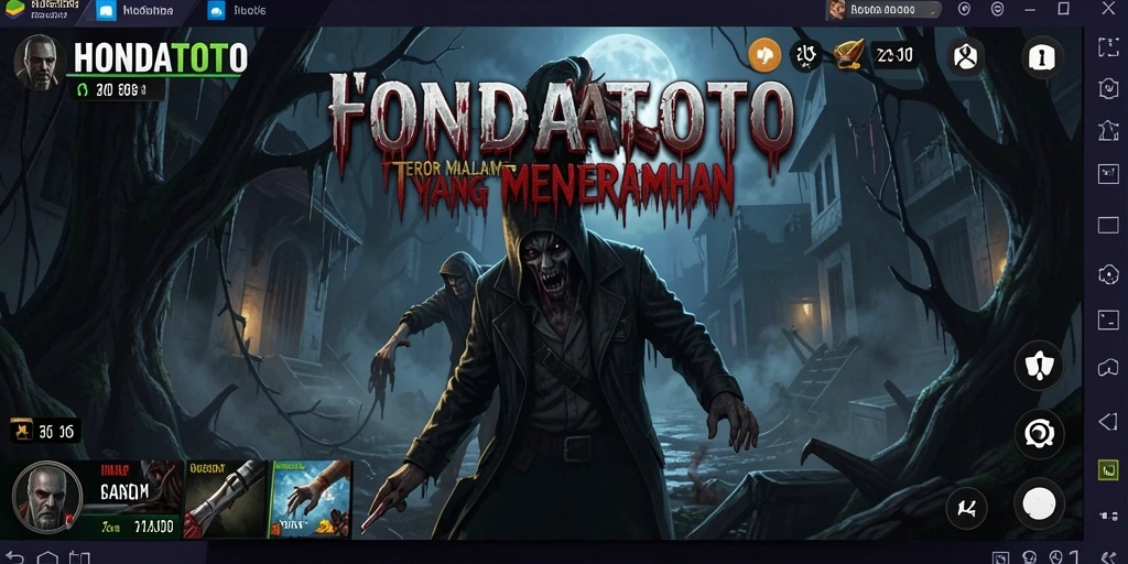 Gambaran gameplay menyeramkan di dunia HONDATOTO.