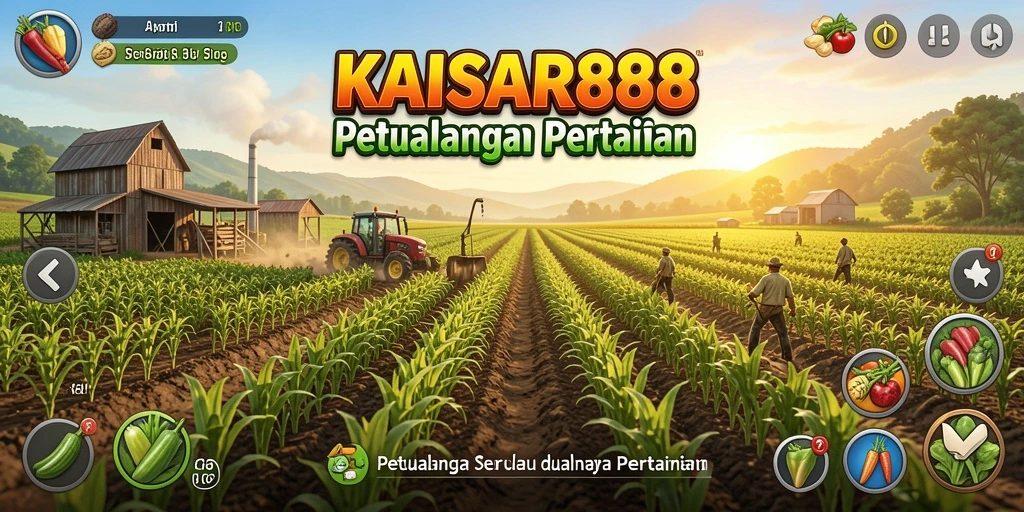 Tampilan menarik dari aktivitas pertanian di KAISAR888.
