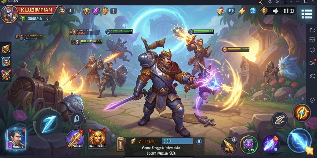 Tampilan gameplay SLG yang seru dan interaktif di KLUBIMPIAN.