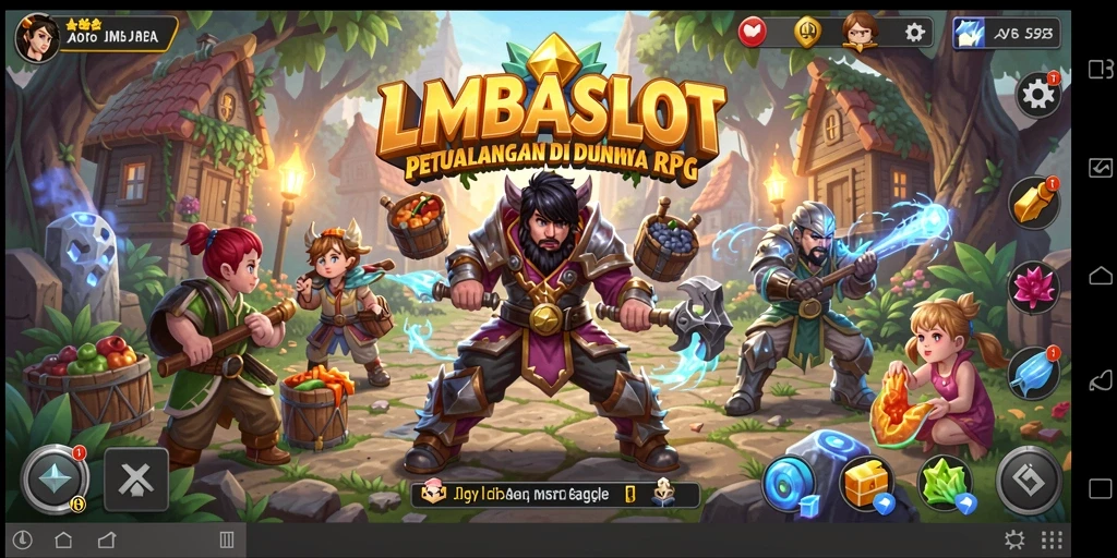 Tampilan gameplay LMBASLOT yang menegangkan dan memikat.