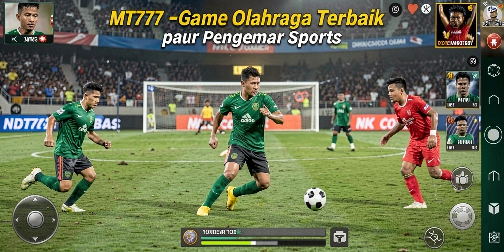 Tampilan gameplay MT777 yang dinamis dan interaktif dalam olahraga.