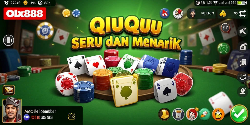 Tampilan menarik gameplay OLX888 QiuQiu yang mendebarkan.