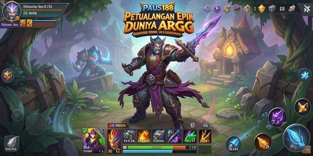Tangkapan layar PAUS188 menampilkan aksi pemain dalam pertarungan ARPG yang mendebarkan.