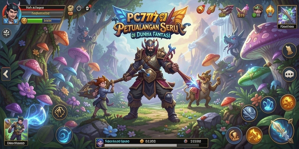 Tampilan gameplay PC777 yang menegangkan dan memukau.