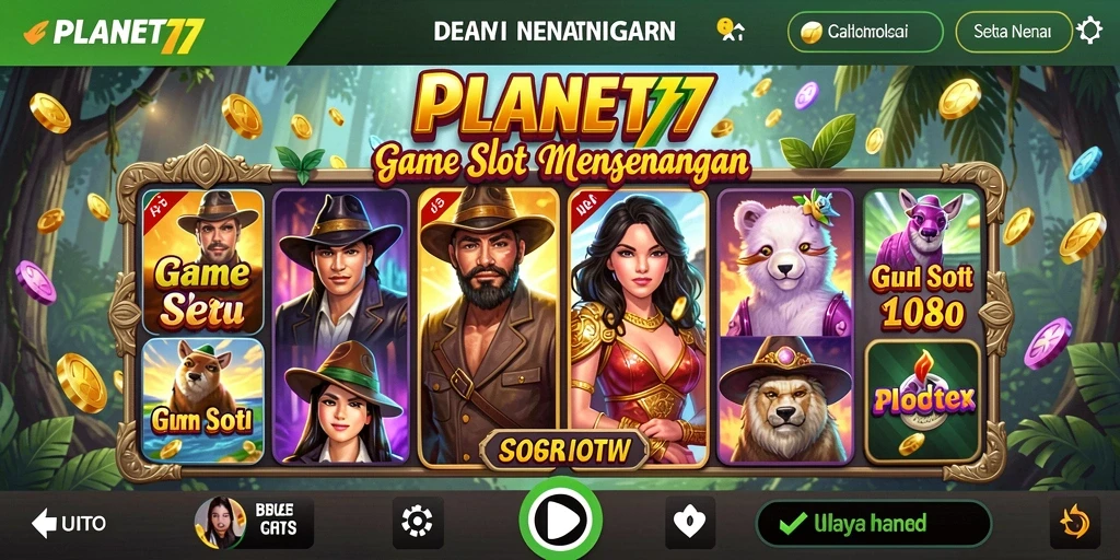 Screenshot gameplay PLANET77 menampilkan aksi seru dan grafik mengagumkan.