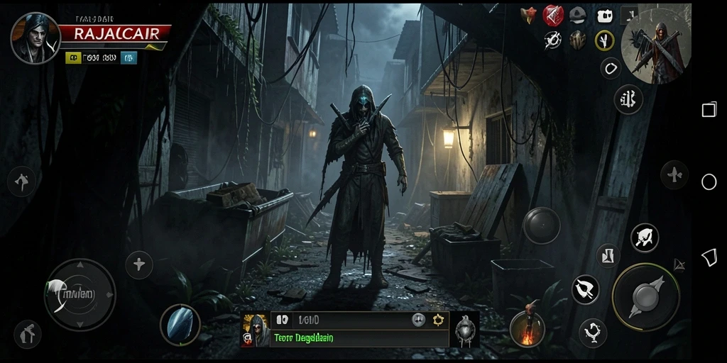 Menampilkan momen mencekam dari gameplay RAJACAIR.