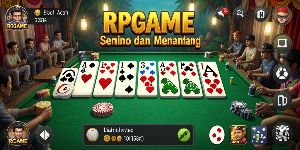 Screenshot gameplay RPGAME menampilkan aksi intens Domino.