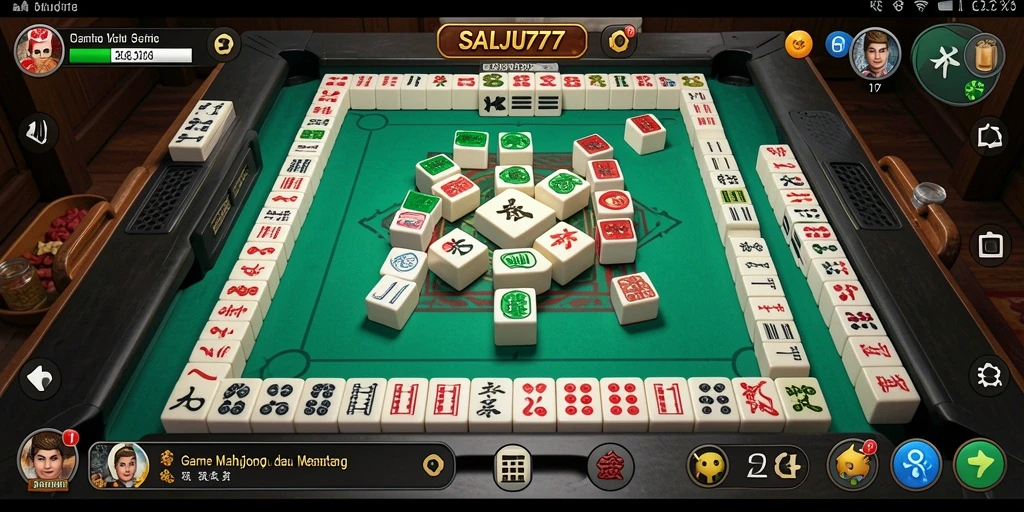 Tampilan gameplay SALJU777 yang menarik dan menantang di Mahjong.