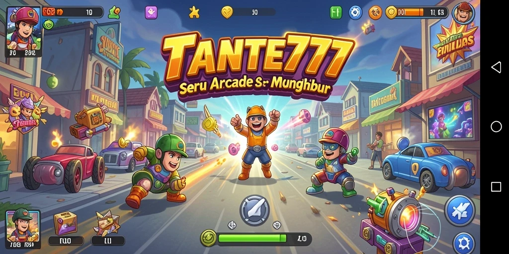 Tangkapan layar gameplay seru dari TANTE777 yang memukau.
