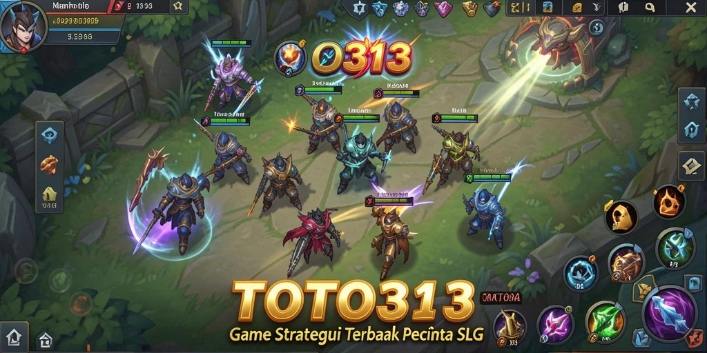 Tampilan gameplay strategis dari TOTO313 yang menawan.