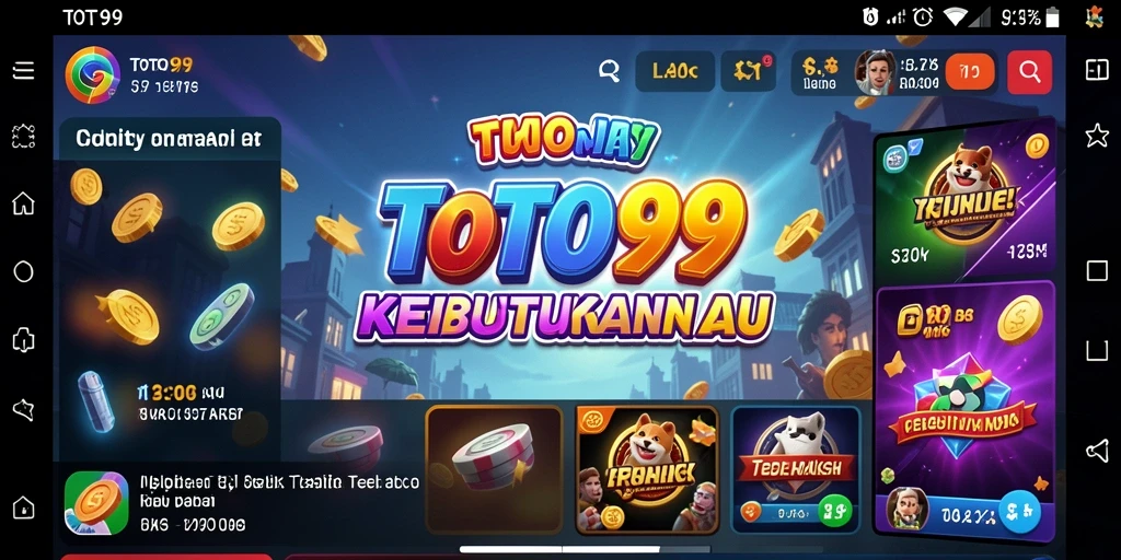 Tampilan antarmuka utama TOTO99 dengan berbagai fitur untuk meningkatkan produktivitas.
