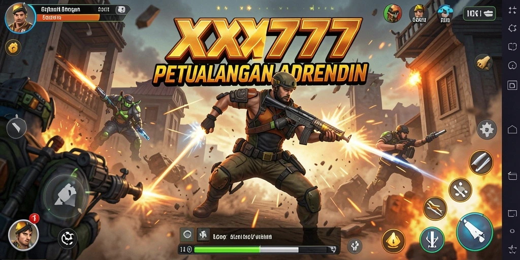 Tampilan gameplay XXX777 dengan aksi yang mendebarkan dan visual menawan.