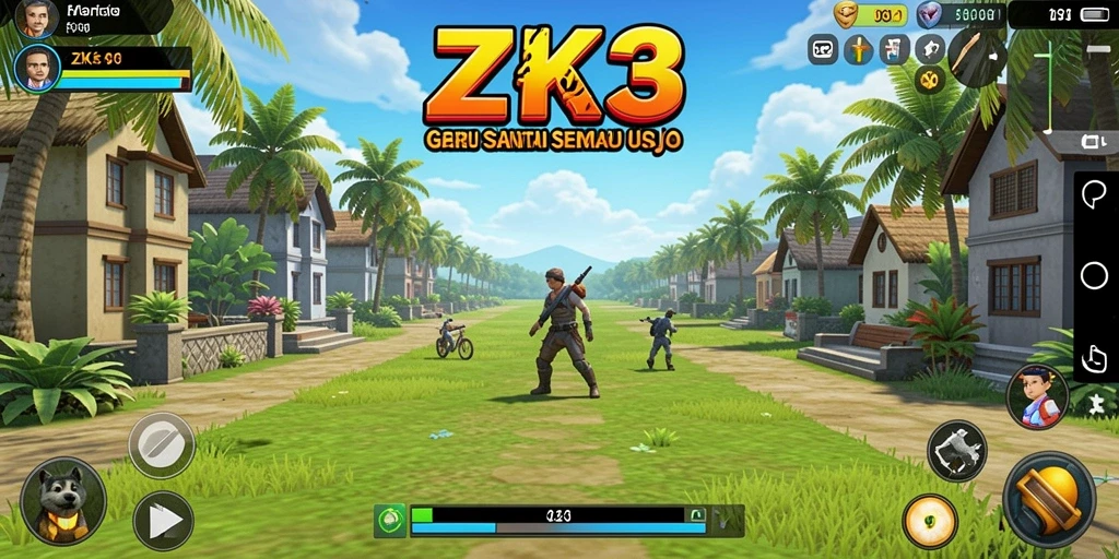 Tampilkan momen seru dari gameplay ZK3 yang menghibur.